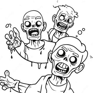 Zombies Coloring Page 60663-48660