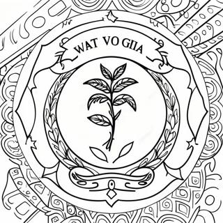 West Virginia State Flag Coloring Page 60673-48664