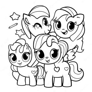 My Little Pony Cutie Mark Crew Coloring Page 60693-48681