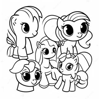 My Little Pony Cutie Mark Crew Coloring Page 60693-48684