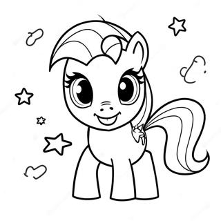 Sparkling My Little Pony Cutie Mark Crew Coloring Page 60694-48687