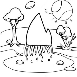 Water Conservation Awareness Coloring Page 60703-48692