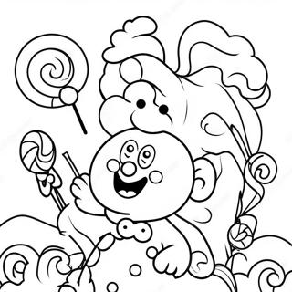 Candyland Characters Coloring Page 60723-48707