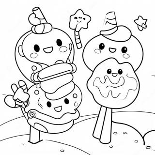 Candyland Characters Coloring Page 60723-48708