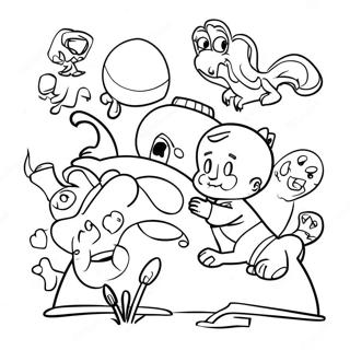 Craig And Friends Adventure Coloring Page 60734-48717