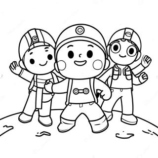 Craig And Friends Adventure Coloring Page 60734-48718