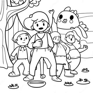 Craig And Friends Adventure Coloring Page 60734-48720