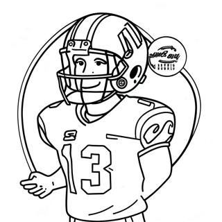 Joe Burrow Coloring Page 6076-4953