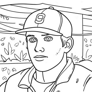 Joe Burrow Coloring Page 6076-4954