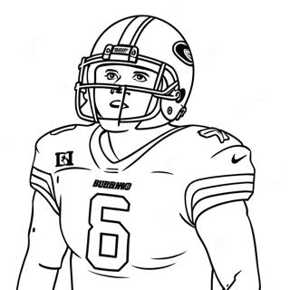 Joe Burrow Coloring Page 6076-4955