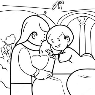 Heartwarming Trust In The Lord Coloring Page 60794-48766