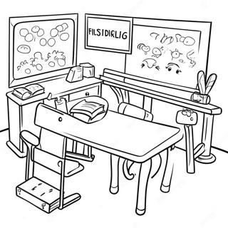 Fun Classroom Coloring Page 60804-48775