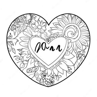 I Love Nana Coloring Page 60833-48794