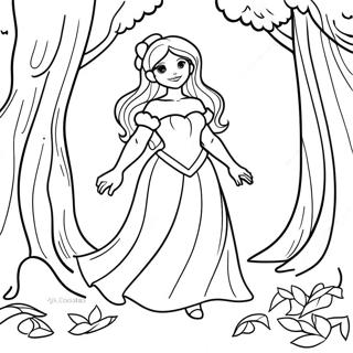 Grimm Fairy Tales Enchanted Forest Coloring Page 60843-48803