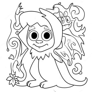 Mystical Grimm Characters Coloring Page 60844-48806