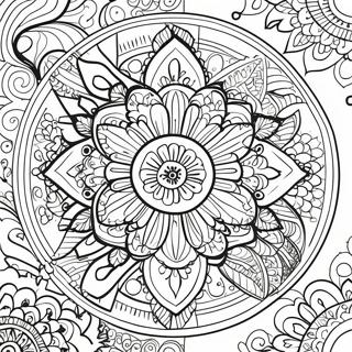 Relaxing Mandala Coloring Page 60864-48821