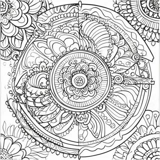 Relaxing Mandala Coloring Page 60864-48822