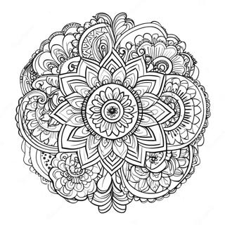 Relaxing Mandala Coloring Page 60864-48824