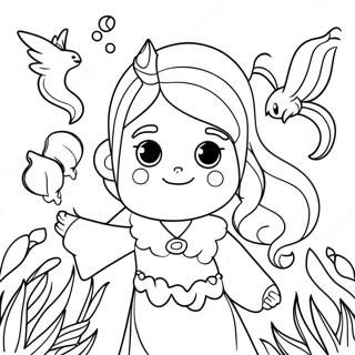 Luz With Magical Creatures Coloring Page 60894-48844