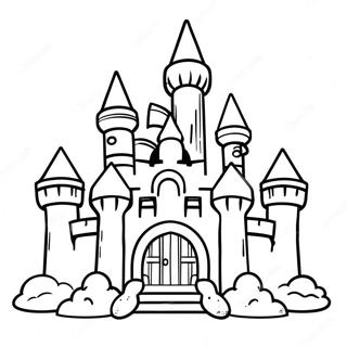 Mario Castle Coloring Page 60903-48848