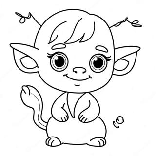 Cute Uma Character Coloring Page 60914-48862