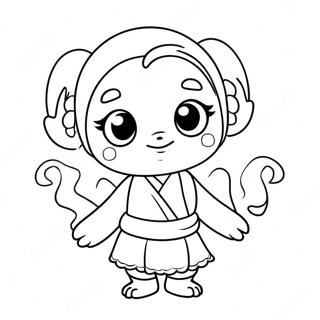 Cute Uma Character Coloring Page 60914-48863