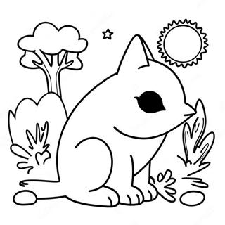 Nocturnal Animals Coloring Page 60923-48858