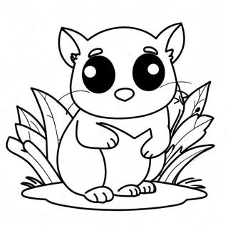 Nocturnal Animals Coloring Page 60923-48859