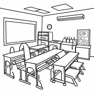 Classroom Coloring Pages