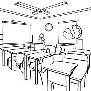 Classroom Coloring Page 60953-48890