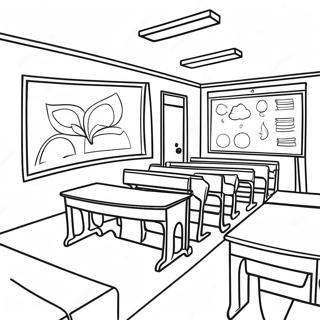 Classroom Coloring Page 60953-48891