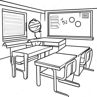 Classroom Coloring Page 60953-48892