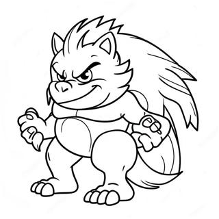 Werehog Coloring Page 61003-48927