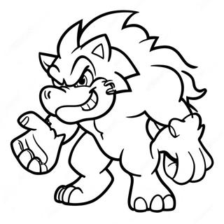 Werehog Coloring Page 61003-48928