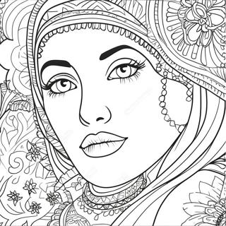 Doaa Moaz Coloring Page 61013-48934