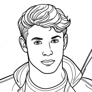 Shawn Mendes Coloring Pages