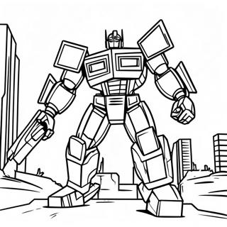 Transformers Dark Of The Moon Coloring Page 61033-48948