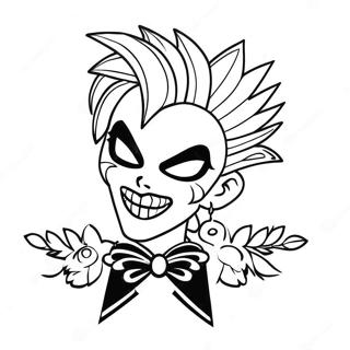 Punk Rock Style Coloring Page 61043-48954