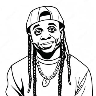 Lil Wayne Coloring Page 61123-49018