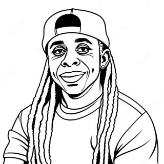 Lil Wayne Coloring Page 61123-49019