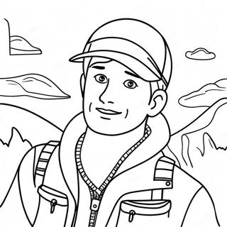 Adventurous Kyle Coloring Page 61134-49032