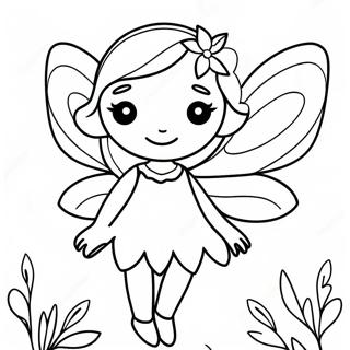 Flower Fairy Coloring Page 61143-49038