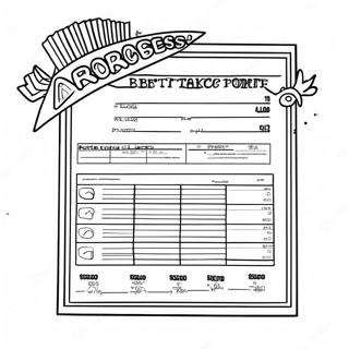 Debt Payoff Progress Tracker Coloring Page 61153-49041