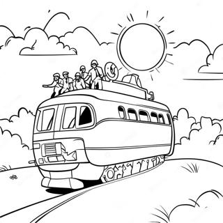 Colorful Debt Free Journey Coloring Page 61154-49052