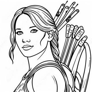 Katniss Everdeen Coloring Pages