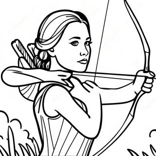 Katniss Everdeen Coloring Pages