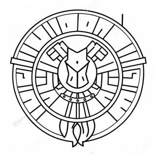 Cleveland Guardians Logo Coloring Page 61173-49062