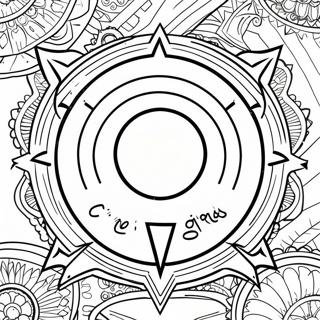 Cleveland Guardians Logo Coloring Page 61173-49063