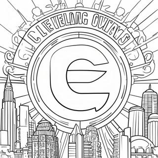 Cleveland Guardians Logo Coloring Page 61173-49064