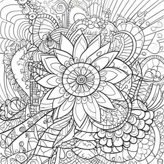 Intricate Spirograph Patterns Coloring Page 61194-49086